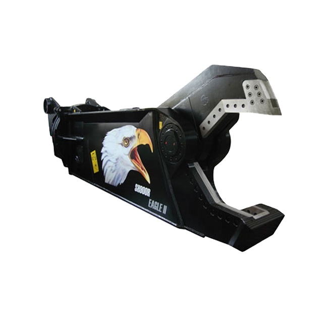 Scrap Steel Shear Hydraulic Rotating Scrap Steel Eagle Shear for Excavator