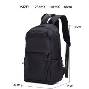 2024 Waterproof Ladies Mini Backpack College Student Small Laptop School Bag Unisex Lightweight Leisure Bag - Product Image 4