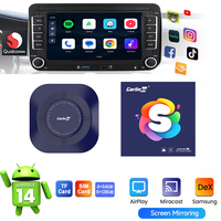 Nouvelle interface Carlinkit Tbox S2P Android 14 8 Go 128 Go Adaptateur sans fil CarPlay Android Auto Module AI Box vidéo TV pour voiture
