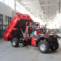Quad ATV hydraulique à benne basculante pour travaux de construction, transport de sable et de pierres sur petits chantiers