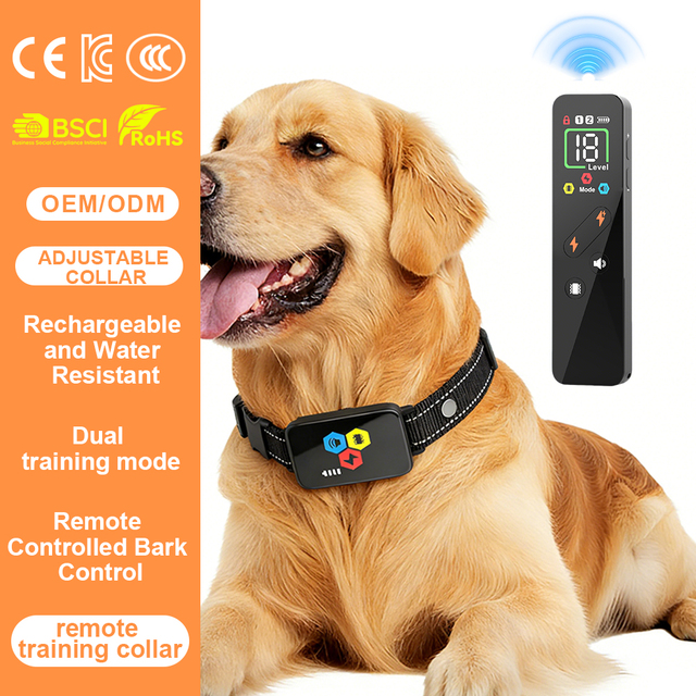 QCool Intelligent Wireless Remote Training Equipment Safety Design Wholesale Dog Collar