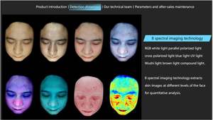 Analizador de Piel 3D con 3 Cámaras y Tecnología de IA, Escáner Facial 3D con 48 Millones de Píxeles, Precio de Fábrica 2025 - Product Image 4