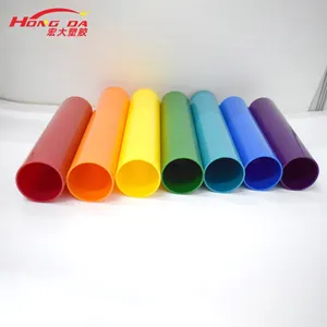 गुआंग्डोंग निर्माता विभिन्न आकारों और रंगों में Pvc प्लास्टिक एक्सट्रूडेड पाइप की आपूर्ति करते हैं