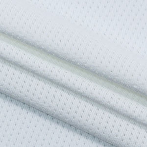 Nhà Máy Tùy Chỉnh 95% <span class=keywords><strong>Polyester</strong></span> 5% Spandex Lưới Lót Vải Jersey Dệt Kim Vải Thăng Hoa Lỗ Nhỏ Lưới In Vải - Product Image 3