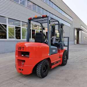 Truk Forklift Diesel 3 Ton Harga Pabrik Pengiriman Cepat dengan Mast Full Free 2 Tahap, Tinggi Angkat 3m - Product Image 5