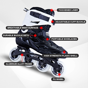 Pattini in Linea di Alta Qualità <span class=keywords><strong>per</strong></span> <span class=keywords><strong>Principianti</strong></span>, Pattini Aggressivi Professionali <span class=keywords><strong>per</strong></span> <span class=keywords><strong>Adulti</strong></span>, <span class=keywords><strong>per</strong></span> Uomini e Donne - Product Image 5