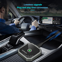 Adaptador Carplay Fuallwin Inalámbrico y con Cable USB, Dongle OEM Apple Car Play Convertido, Garantía de 1 Año