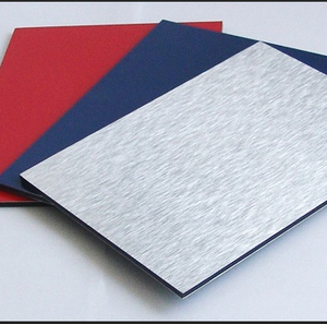 Panneau composite en aluminium brossé argenté 3 mm, revêtement PE, plaque décorative ACP pour revêtement mural <span class=keywords><strong>extérieur</strong></span> et panneau signalétique de cuisine - Product Image 1