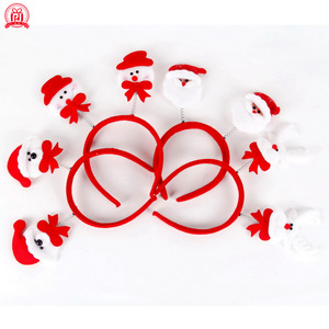 Décorations de <span class=keywords><strong>noël</strong></span> bandeau de <span class=keywords><strong>noël</strong></span> bois de cerf bandeau accessoires de fête fournitures cadeaux pour enfants bonhomme de neige bandeau en gros - Product Image 4