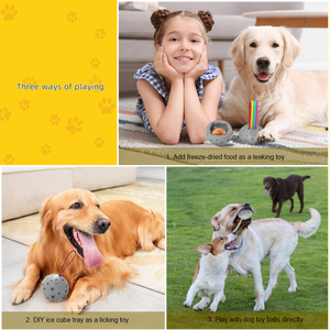 Wholesale Eco-Friendly Interactive Non-Toxic Pet Treat Dispensing <b>Dog</b> Toys Freezable Fillable Silicone Reduces Chew Toy - Product Image 3