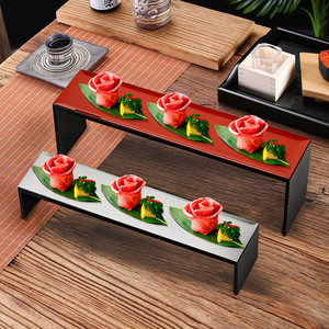 Vaisselle créative pour les restaurants de hot pot d'hôtel : plateau de viande grillée en forme de pont, plateau de sashimi, plateau de sushi - Product Image 1