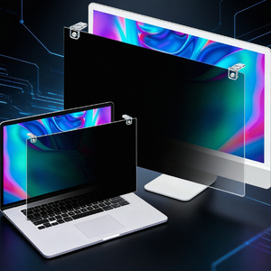 Filtro de Privacidad Acrílico con Clip, Bloqueador de Vista Lateral Rígido APRIC27W para Monitor de 27 Pulgadas, Antideslumbrante, para Uso en Oficina - Product Image 1