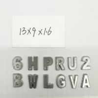 Letras/números de plomo para pruebas no destructivas HUATEC