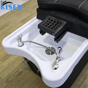 KISEN Équipement économique de massage et de beauté pour salon, lit de spa japonais pour la tête, fauteuil de lavage avec thérapie aquatique et vapeur, housse en plastique - Product Image 6