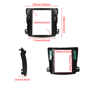 Autoradio Android Podofo 9.7 Pollici per Mitsubishi <span class=keywords><strong>Outlander</strong></span> 2008-2015 con Carplay Wireless, Android <span class=keywords><strong>Auto</strong></span>, GPS, Wifi, Hifi, FM, RDS - Product Image 5