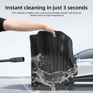 Tapis de sol toutes saisons pour voiture, en matériau TPE, résistant à la neige, à la boue et à la pluie, protection intérieure durable pour Mitsubishi - Product Image 1