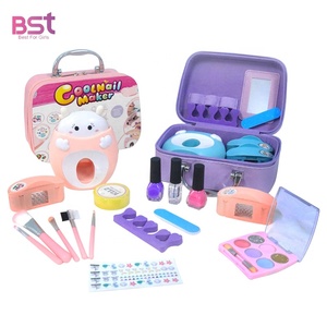 Studio de <span class=keywords><strong>manucure</strong></span> électrique DIY pour filles, ensemble de vernis à ongles lavable pour enfants avec machine à <span class=keywords><strong>manucure</strong></span>, jouet de beauté non toxique avec fard à paupières, cadeau - Product Image 1