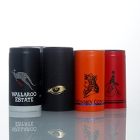 Capsule de bouteille de liqueur de vin en aluminium transparent en PVC thermorétractable taille 30*60mm 30*50mm logo personnalisé