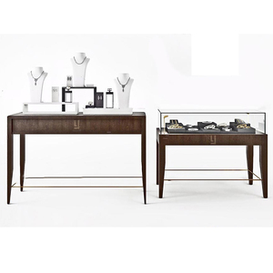 Custom Jewelry Showcase for Stores with Display Table Shop Design Jewellery Store Showcase Display Cabinets