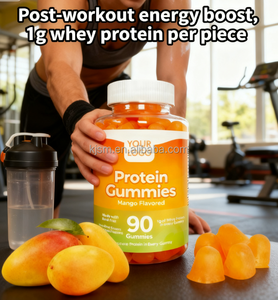 Peynir altı suyu proteini ve esansiyel Amino asitler içeren <span class=keywords><strong>Protein</strong></span> gummileri-şekersiz, vejetaryen dostu eğitim aperatifleri - Product Image 3