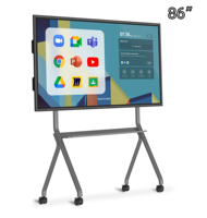 Papan Tulis Interaktif Layar Sentuh Multi-Touch Digital 4K Berkualitas Tinggi 86 Inci untuk Rapat