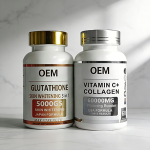 Private Label L-Glutathion Natürliches Nahrungsergänzungsmittel Hautaufhellende Kapseln für Männer Schönheit Aufhellung 60 Kapseln - Product Image 2