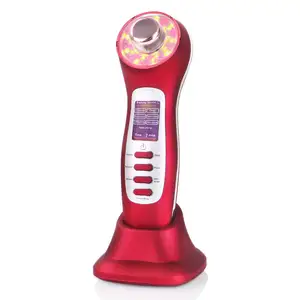 Bio Photon Akne Behandlung Ultraschall LED Licht Gesichts massage Beauty Device