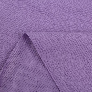 Vỏ cây nhăn sọc vải Jacquard 230GSM - 160cm chiều rộng 100% polyester cho thời trang Nhanh - Product Image 4