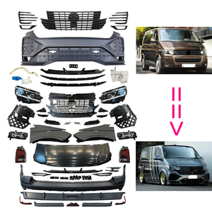 Kit Carrozzeria Direttamente dalla Fabbrica per Volkswagen <span class=keywords><strong>Transporter</strong></span> <span class=keywords><strong>T5</strong></span> <span class=keywords><strong>T5</strong></span>.1 <span class=keywords><strong>T6</strong></span> Conversione Facelift a <span class=keywords><strong>T6</strong></span>.1 - Product Image 1