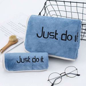 Serviette en microfibre personnalisée avec logo, style jeune, séchage rapide, douce et absorbante, ensemble cadeau pour la maison avec broderie - Product Image 3