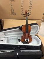Violon allemand 4/4 en épicéa à face en érable flamme, finition brillante ou mate, prix usine, vente en gros