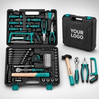 Ensemble d'outils de réparation universels pour la maison, 120 pièces, kit d'outils à main pour la maison, avec boîte de rangement, boîte à outils, mécanicien