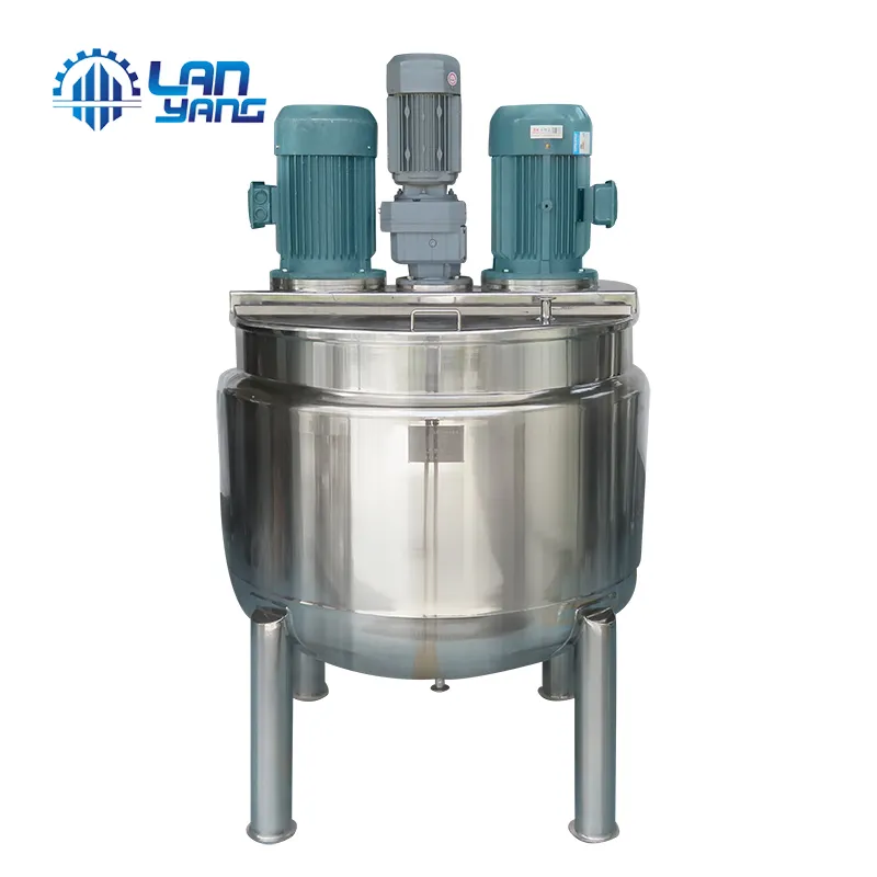 Оптовая продажа, смеситель из нержавеющей стали, емкость для смешивания эмульгатора для косметического крема, аппарата для производства лосьона с мешалкой, гомогенизатор