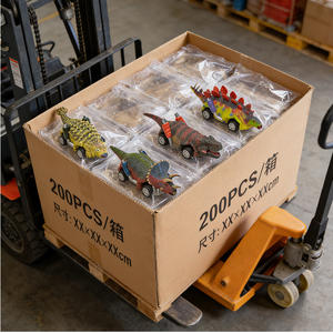 รถไดโนพลาสติก ABS ทนทานและปลอดภัย สำหรับเด็กอายุ 2 ถึง 4 ปี แบบยูนิเซ็กซ์ สั่งซื้อจำนวนมากสำหรับรางวัลสวนสนุกและเกมงานรื่นเริง - Product Image 6