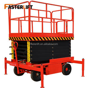 Plateforme élévatrice mobile électrique à ciseaux autopropulsée EN280, homologuée CE, sûre et stable - Product Image 1