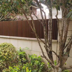 חיפוי קיר WPC תלת מימדי מעץ במבוק עמיד בפני לחות, להתאמה אישית של חומרי קישוט לבניינים, לקישוט רקע של בתי מלון. - Product Image 5