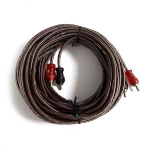 Cable RCA SUN-RISE de 2 RCA Macho a Hembra, 3m, Revestimiento de PVC, Niquelado, Negro y Rojo, para TV, Auto, Amplificador, Conexión de Audio - Product Image 1
