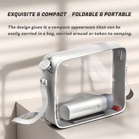 Petite lampe de lecture de Table, lanterne d'extérieur, lampe de poche pliable LED, lampe de bureau avec Port de charge USB