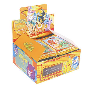 Promotionnel <span class=keywords><strong>pas</strong></span> cher Eif bébé Pokemoned Gengar TCG à collectionner <span class=keywords><strong>carte</strong></span> à jouer Booster boîte jeux de société jouet cadeaux pour les enfants - Product Image 1