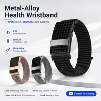 Bracelet de montre connectée sans écran, surveillance ECG et fréquence cardiaque, étanche IP67, suivi de sommeil et d'activité pour seniors, vente en gros directe usine