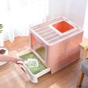 กระบะทรายแมวแบบพับได้ ขายส่งราคาถูก - Product Image 1