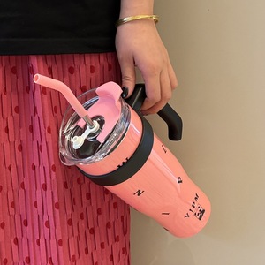 Disponibile Bottiglia d'Acqua <span class=keywords><strong>Blackpink</strong></span> da 40oz in Acciaio Inox 304, Tazza Termica Isolata da 40oz, Tazze da Caffè, Thermos Sottovuoto con Coperchio e Cannuccia - Product Image 4