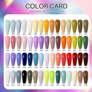 JTING Proveedor Profesional de Uñas, Último Diseño, Juego de Esmalte de Uñas en Gel UV LED de 60 Colores, Marca Privada OEM, Cajas de Uñas con Diseño Gratuito - Product Image 4