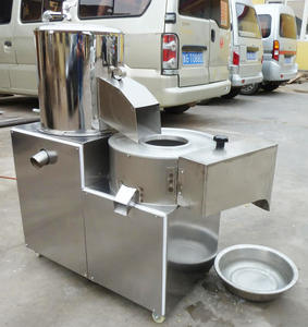 Kommerzielle Industrielle Kartoffel-Reinigungs-, Schäl- und Schneidemaschine mit 0,75 kW Motor zum Waschen, Schälen und Schneiden - Product Image 6