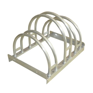 Support de vélo 2-en-1 en acier inoxydable, double fonction : présentoir et support de stationnement pour VTT, <span class=keywords><strong>antivol</strong></span>, gain de place, organisateur - Product Image 5