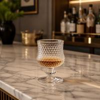 Verre à liqueur à picots Hobnail de 45 ml, bol Ulip rétro, verrerie de bar transparente, verre de dégustation pour desserts et cordials