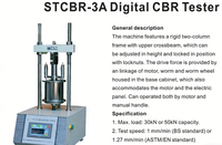 Testeur CBR à micro-ordinateur YF STCBR-3A, machine CBR pour le calcul du rapport de portance californien