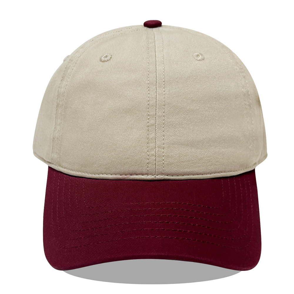 Beige and red
