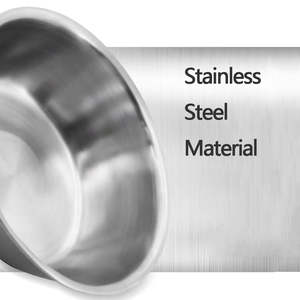 Qbellpet üreticileri toptan renkli sevimli baskı özelleştirilebilir lüks kişiselleştirilmiş Pet paslanmaz çelik köpek çift yiyecek kasesi - Product Image 2