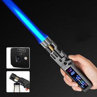 Briquet électronique personnalisé haute température à impulsion, coupe-vent, à arc, rechargeable Type-C, pour extérieur, et pistolets de pulvérisation gonflables